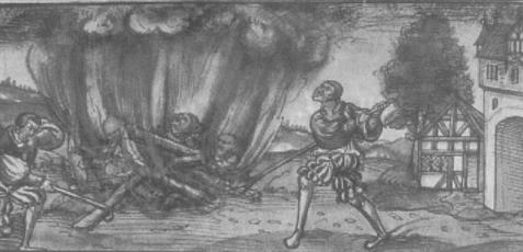 Hexenverbrennung um 1546 in Würzburg